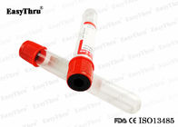 मेडिकल वैक्यूम रक्त नमूना संग्रह ट्यूब लाल टोपी 2ml-10ml मात्रा