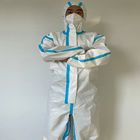 जलरोधक व्यावहारिक चिकित्सा कोवरल सूट, मल्टीस्केन डिस्पोजेबल कोवरल सफेद