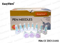 ISO13485 मेडिकल इंसुलिन पेन सुई इंजेक्शन के लिए हानिरहित सिरिंज