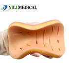 सर्जरी अभ्यास और प्रशिक्षण के लिए बॉक्स के साथ पेशेवर सिलिकॉन त्वचा सिलाई अभ्यास पैड