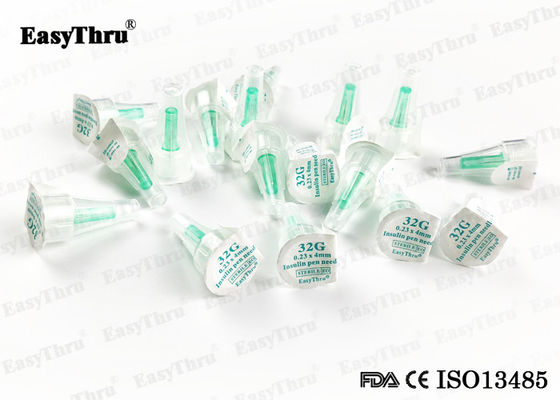 4mm इंसुलिन डिस्पोजेबल पेन सुइयां अस्पताली उपयोग के लिए गैर विषैले